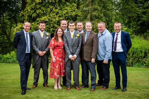 Dillons, Davorens, and Laytons at reception