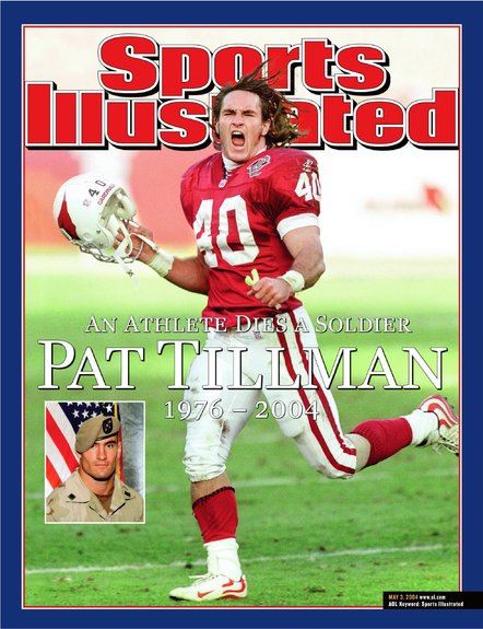 Pat Tillman on the cover of Sports Illustrated after his death