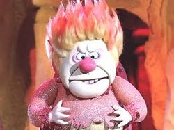 The Heat Miser from Rudolph the Red Nosed Reindeer