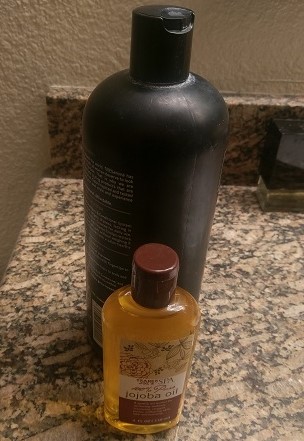 small bottle compared to a large bottle
