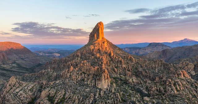 Weaver's Needle in Arizona's Superstition Mountains