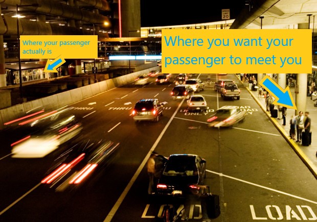 airport rideshare pickup