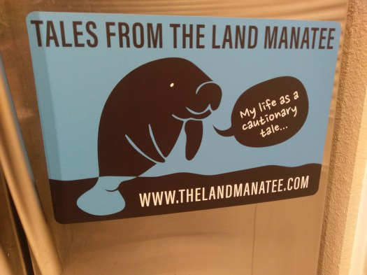 land manatee car magnet